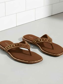 Mochi - Women Brown Casual Flats