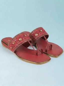 Mochi - Women Maroon Casual Flats