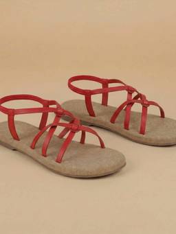 Metro - Women Red Sandals