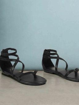 Mochi - Women Black Sandals