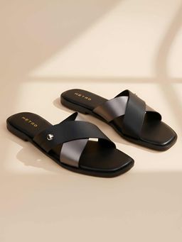 Metro - Women Black Flats