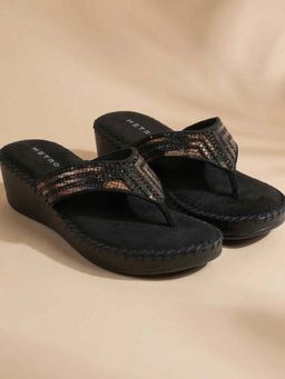 Metro - Women Black Sandals