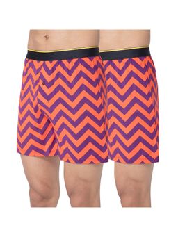 Bummer - Multi-Color Printed Micro Modal Boxers Shorts for Men (Pack of 2)