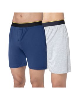 Bummer - Multi-Color Printed Micro Modal Boxers Shorts for Men (Pack of 2)