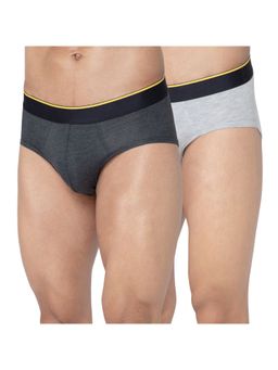 Bummer - Multi-Color Mens Printed Micro Modal Briefs Underwear (Pack of 2)