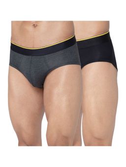 Bummer - Multi-Color Mens Printed Micro Modal Briefs Underwear (Pack of 2)