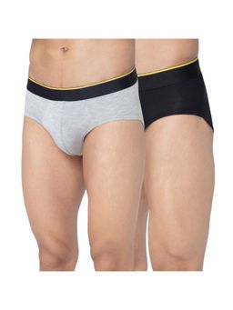 Bummer - Multi-Color Mens Printed Micro Modal Briefs Underwear (Pack of 2)