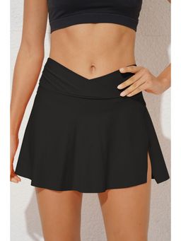 FancyPants - Black Isla Swim Cover-Up Skirt