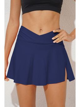 FancyPants - Navy Blue Isla Swim Cover-Up Skirt