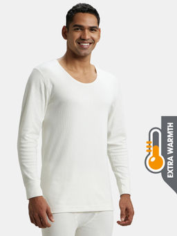Jockey - 2401 Men Extra Warmth Combed Cotton Rich Thermal Undershirt - Off White