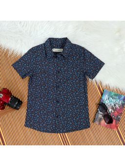 The Lion and the Fish - Boys Floral Print Shirt Ditsy