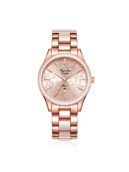 Alexandre Christie - AC 2992 LDB Analog Dress Watch For Women - Two Toned