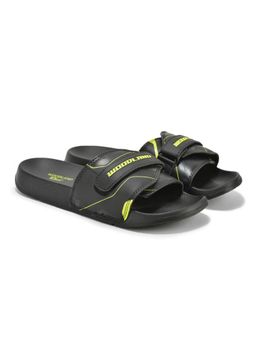 WOODLAND - Men Black Round Toe Sliders