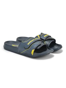WOODLAND - Men Navy Blue Round Toe Sliders