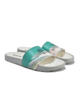 WOODLAND - Men Green Round Toe Sliders