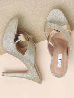 ELLE - Gold Women Slip On Sandals