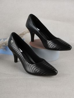 ELLE - Black Women Slip On Pumps