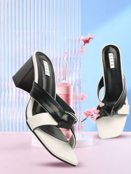 ELLE - White Women Slip On Sandals