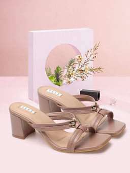 ELLE - Peach Women Slip On Sandals