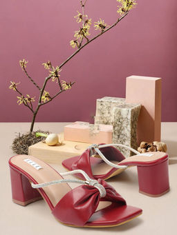 ELLE - Red Women Slip On Sandals