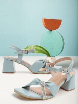 ELLE - Blue Women Buckle Sandals