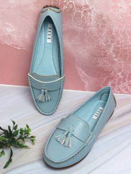 ELLE - Blue Women Slip On Loafers