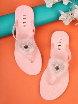 ELLE - Pink Women Slip On Flipflops
