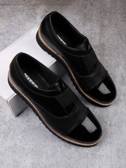 ELLE - Black Women Slip On Sneakers