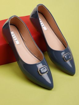 ELLE - Navy Blue Women Slip On Ballerinas