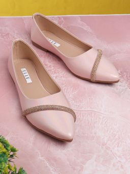 ELLE - Pink Women Slip On Ballerinas