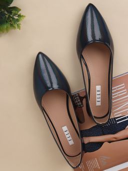 ELLE - Navy Blue Women Slip On Ballerinas