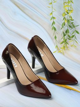 ELLE - Brown Women Slip On Pumps