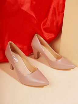 ELLE - Peach Women Slip On Pumps
