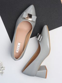 ELLE - Grey Women Slip On Pumps