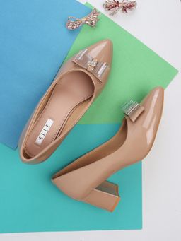 ELLE - Nude Women Slip On Pumps