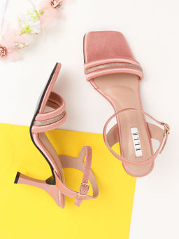 ELLE - Peach Women Buckle Sandals