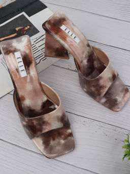 ELLE - Brown Women Slip On Sandals