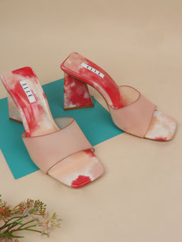 ELLE - Peach Women Slip On Sandals