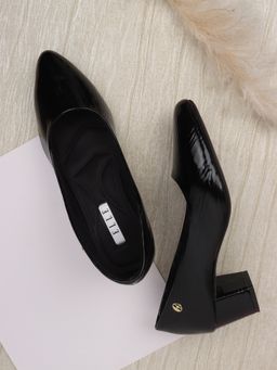 ELLE - Black Women Slip On Pumps