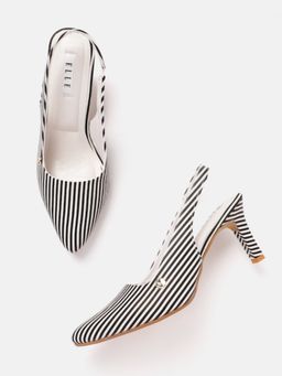 ELLE - Black Women Slip On Pumps