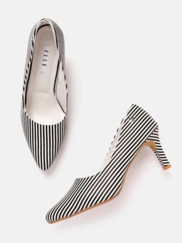 ELLE - Black Women Slip On Pumps