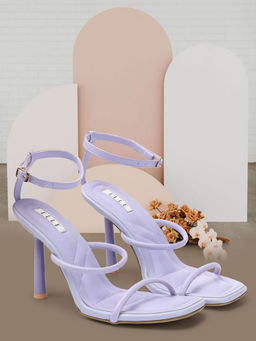 ELLE - Purple Women Buckle Sandals