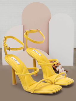 ELLE - Yellow Women Buckle Sandals