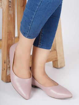 ELLE - Peach Women Slip On Ballerinas