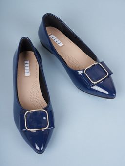 ELLE - Navy Blue Women Slip On Ballerinas