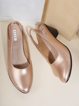 ELLE - Gold Women Slip On Pumps