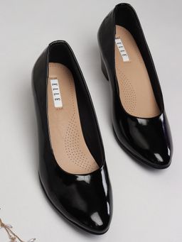 ELLE - Black Women Slip On Pumps