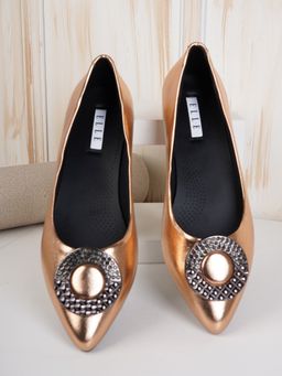 ELLE - Copper Women Slip On Ballerinas