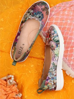 ELLE - Multi-Color Women Slip On Ballerinas