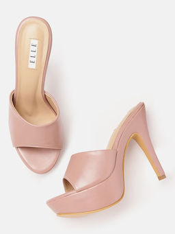 ELLE - Nude Women Slip On Sandals